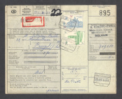Belgium Parcel Railway Document DC1985 Bulletin  D’Expedition With Parcel Stamps (895) - Documenten & Fragmenten