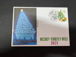 27-11-2023 (3 V 33) Christmas 2023 (new Australian Xmas Stamp) Melbourne Christmas Tree (released 1-11-2023) - Christmas Island