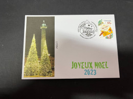 27-11-2023 (3 V 33) Christmas 2023 (new Australian Xmas Stamp) Paris Christmas Tree (released 1-11-2023) - Christmas Island