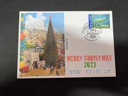 27-11-2023 (3 V 33) Christmas 2023 (platypus Stamp) Nazareth Christmas Tree (released 1-11-2023) - Christmas Island