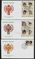 RWANDA FDC COVER - 1979 International Year Of The Child FULL SET ON 3 FDCs (FDC79#06) - Storia Postale