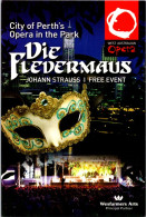 27-11-2023 (3 V 34) Australia - Avanti Postcard - Die Fledermaus (Perth Festival) Opera / Masq - Opéra