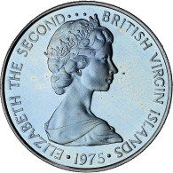Îles Vierges Britanniques, Elizabeth II, 10 Cents, 1975, Franklin Mint, Proof - Islas Vírgenes Británicas