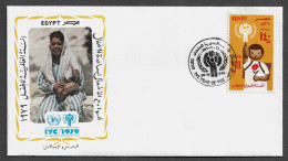 EGYPT FDC COVER - 1979 International Year Of The Child FDC (FDC79#06) - Cartas & Documentos
