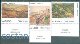 1981 Paintings Of Jerusalem,Ticho,Zaritsky,Ardon,Israel,843,MNH - Altri & Non Classificati