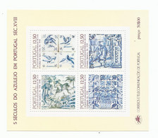 Portugal 1983 - 500 Years Portuguese Tiles, 9/12 S/S MNH - Neufs