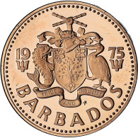 Barbade, Cent, 1975, Proof, SPL+, Bronze, KM:10 - Barbados (Barbuda)