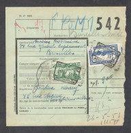 Belgium Parcel Railway Document DC1985 Bulletin  D’Expedition With Parcel Stamps (542) - Documenten & Fragmenten