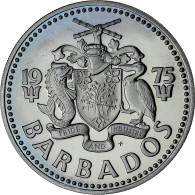 Barbade, 2 Dollars, 1975, Proof, SPL+, Du Cupronickel, KM:15 - Barbados