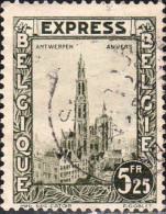 Belgique Exprès Obl Yv: 5 Mi:269 Antwerpen Anvers Cathédrale (Beau Cachet Rond) - Oblitérés
