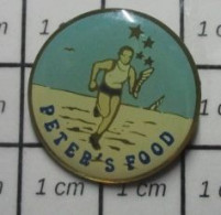 613G Pin's Pins / Rare Et De Belle Qualité !!! SPORTS / ATHLETISME COURSE A PIED PETER'S FOOD - Atletica