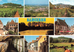 FRANCE - Sancerre - Vignes  - Saint-Satur Et Son Viaduc - Place De La Halle - Rue Des Juifs - Carte Postale Récente - Sancerre