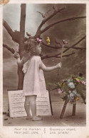 FANTAISIES - Un Enfant  Jouant Avec Des Oiseaux - Pour Ma Maman Faisons Un Chant - Colorisé - Carte Postale Ancienne - Other & Unclassified