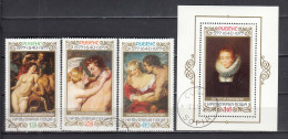 Bulgaria 1977 - Paintings Of Rubens, Mi-Nr. 2625/27+Bl. 73, Used - Gebraucht