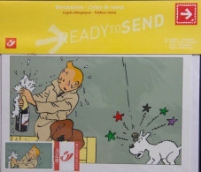 DUOSTAMP/MYSTAMP** - Ready To Send (2CP/PK+2Timbres/Zegels) - Tintin/Kuifje/Tim - Milou/Bobbie/Struppi - Haddock... - Philabédés (cómics)