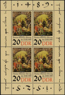 3271 Müntzer-Kleinbogen 4x20 Pf 1989, ** Postfrisch - Otros & Sin Clasificación