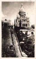 FRANCE - Paris - Basilique Du Sacré Coeur Et Funiculaire De Montmartre - Vue -  Carte Postale Ancienne - Sacré-Coeur