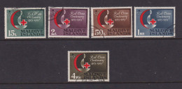MALDIVE ISLANDS - 1963 Red Cross Set  Used As Scan - Maldiven (...-1965)