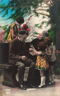 FÊTES ET VOEUX - Nouvel An - Un Vieux Couple Avec Ses Petits-enfants - Colorisé - Carte Postale Ancienne - New Year