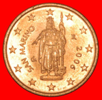 * ITALY (2002-2016): SAN MARINO  2 EURO CENTS 2006R UNCOMMON UNC MINT LUSTRE! · LOW START · NO RESERVE! - San Marino