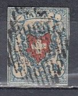 Nr 20 Gestempeld Cote 130,00 - 1843-1852 Kantonalmarken Und Bundesmarken
