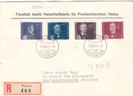 Liechtenstein - Lettre Recom De 1948 - Oblit Vaduz - - Cartas & Documentos