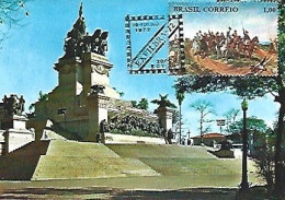 Brazil & Maximum Card, São Paulo, Independence Monument, EXFILBRA 1972 (68888) - Monumenti