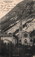 Beauregard-Baret (Drôme) L'Eglise Et L'Ecole - Carte C.L. De 1914 De Romaine Cerclérat - Autres & Non Classés
