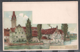 Stein-am-Rhein - Suisse - Belle Carte Gruss Aus - Illustrateur K. Dussault - Belle Carte - Stein Am Rhein