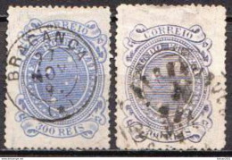 Brazil 2 Used Stamps From 1890 - Usati