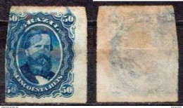 Brazil Used Stamp, Small Thin In Paper - Gebraucht