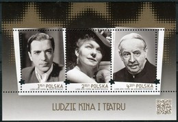 2015 Poland People Of The Cinema And The Theatre Hanka Bielicka Jerzy Pichelski Aleksander Zelwerowicz Artists MNH** - Neufs