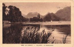 FRANCE - Lac D'Annecy - Talloires - Le Débarcadère - Bateau - Carte Postale Ancienne - Annecy