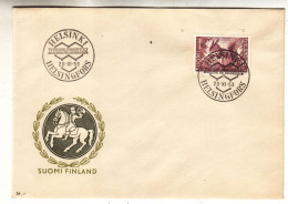 Finlande - Lettre De 1953 - Oblit Helsinki - écureuil - - Briefe U. Dokumente