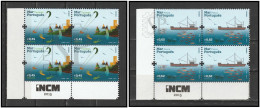 Portugal 2015 Mar Português Sea Mer Navigation INCM Pesca Fishing Imprensa Nacional Casa Da Moeda Corner Sheet - Feuilles Complètes Et Multiples