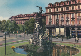 CARTOLINA  TORINO,PIEMONTE-PIAZZA STATUTO-STORIA,CULTURA,MEMORIA,RELIGIONE,IMPERO ROMANO,BELLA ITALIA,NON VIAGGIATA - Places