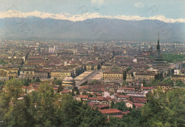 CARTOLINA  TORINO,PIEMONTE-PANORAMA-STORIA,CULTURA,MEMORIA,RELIGIONE,IMPERO ROMANO,BELLA ITALIA,NON VIAGGIATA - Panoramische Zichten, Meerdere Zichten