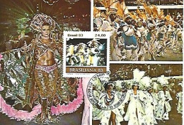 Brazil & Maximum Card, Carnaval, Escolas De Samba, Expo BRASILIANA, Rio De Janeiro 1983 (7979) - Maximum Cards