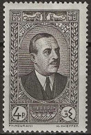 LEBANON 1937 President Edde - 4p - Brown MH - Liban