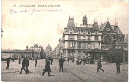 CPA Carte Postale Belgique Bruxelles Porte De Schaerbeek 1908 VM74395 - Lanen, Boulevards