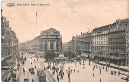 CPA Carte Postale Belgique Bruxelles Place De Brouckère 1913 VM74396 - Squares