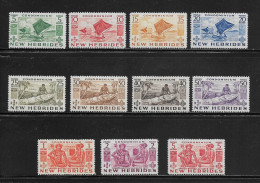 NOUVELLES HEBRIDES  ( DIV - 141 )  1953  N° YVERT ET TELLIER  N°  155/165  N** - Unused Stamps