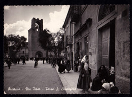 ORISTANO - Via Tirso - Torre S. Cristoforo -  F/G - V: 1954 - Animata - Oristano