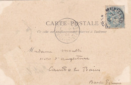 MUZILLAC - MORBIHAN - (56) -  CPA PRECURSEUR ANIMEE DE 1904 - BEL AFFRANCHISSEMENT POSTAL.. - Muzillac