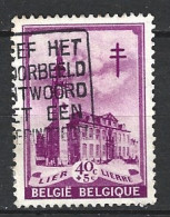 BELGIQUE. N°521 De 1939 Oblitéré. Beffroi De Lierre. - Monumenti