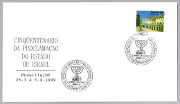 50 Aniversario De ISRAEL - 50 Years Of ISRAEL - MENORAH. Brasilia DF 1999 - Guidaismo