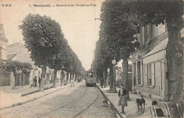 Montreuil Sous Bois * Le Boulevard De L'hôtel De Ville * Tram Tramway - Montreuil