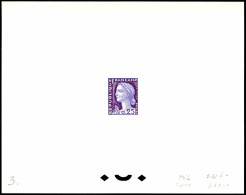 France épreuves Timbres D'usage Courant N°1263 .0,25 Marianne De Decaris épreuve En Violet Et Lilas    - 1960 Marianna Di Decaris