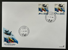 Lithuania Litauen Lituanie 2023 Summit NATO In Vilnius BeePost Set Of 2 Stamps FDC - NATO