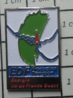 419 Pin's Pins / Rare Et De Belle Qualité !!! EDF / ILE DE FRANCE  OUEST PRODUCTION TRANSPORT - EDF GDF